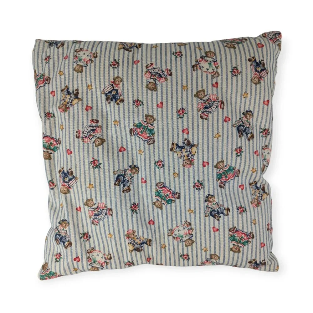 Beloved Bears by Marcus Brothers Textiles Homemade Pillow 16.5